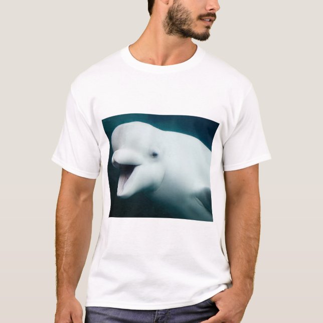 Baluga Whale T Shirt (Framsida)