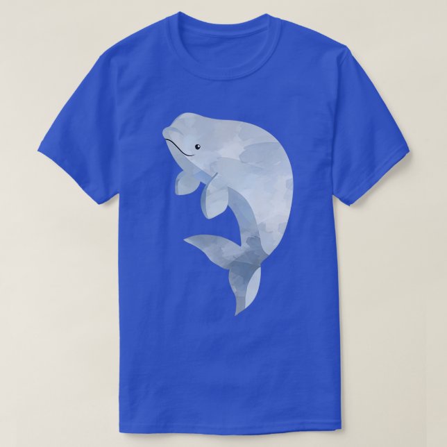 Baluga Whale T Shirt (Design framsida)