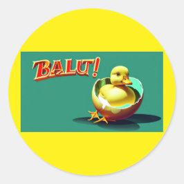 Balut! En filippinsk delikatess Runt Klistermärke
