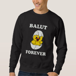 Balut Forever FilippinFilipino Joke Lång Ärmad Tröja
