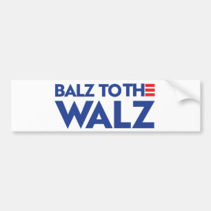Balz till Walz Bildekal