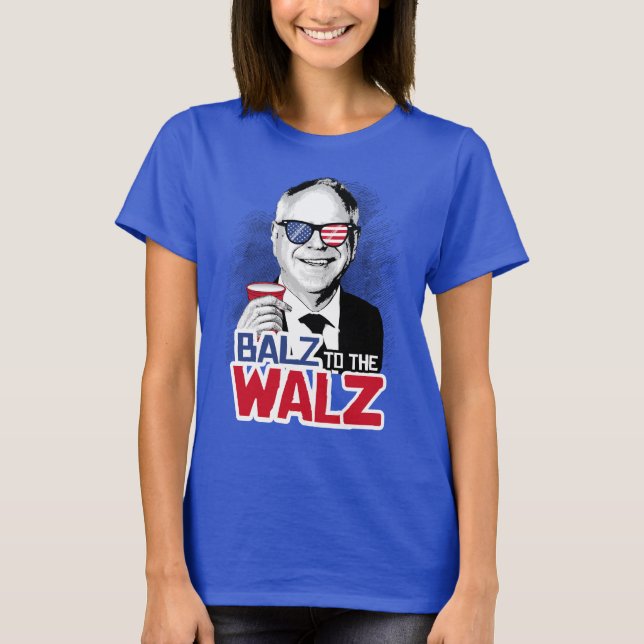 Balz till Walz T Shirt (Framsida)