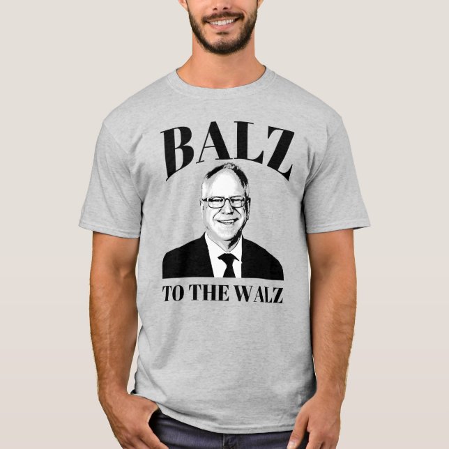 Balz till Walz T Shirt (Framsida)