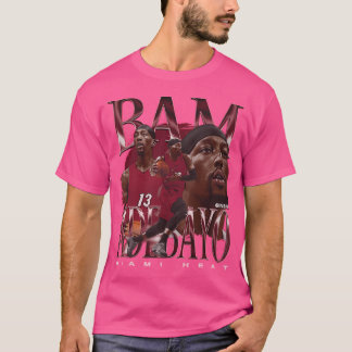 Bam Adebayo Miamis klassiska kraft T Shirt