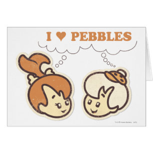 Bam Bam älskar PEBBLES™ Hälsningskort