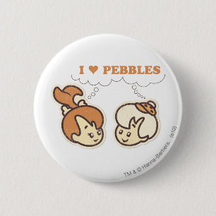 Bam Bam älskar PEBBLES™ Knapp