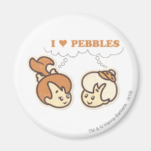 Bam Bam älskar PEBBLES™ Magnet