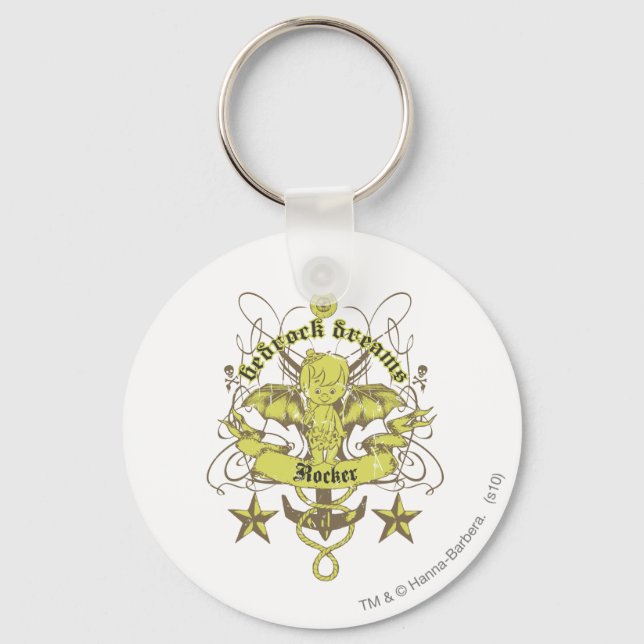 Bam Bam Bedrock Dreams Nyckelring (Framsida)