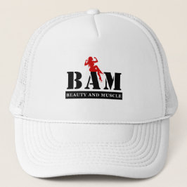 BAM Beauty and Muscle Bodybuilding Baseball Cap Keps