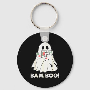 Bam Boo Halloween-spöke Mahjong Roligt Kostymspel Nyckelring