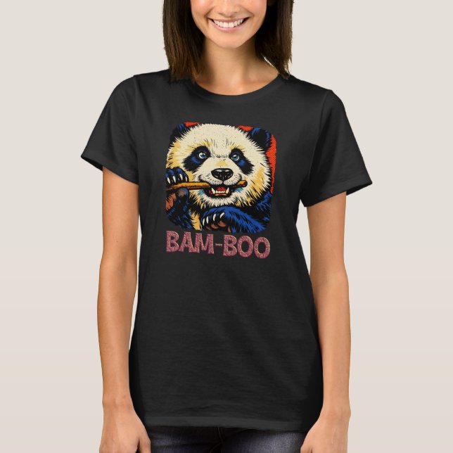 Bam-Boo Panda Bear T Shirt (Framsida)