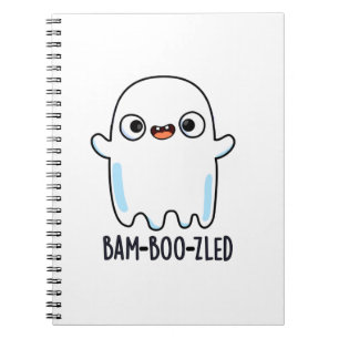 Bam-boo-zlad Rolig Halloween Förvirrad Spök Puns Anteckningsbok