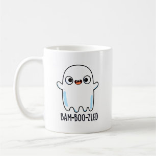 Bam-boo-zled Funny Halloween Confused Ghost Pun Kaffemugg