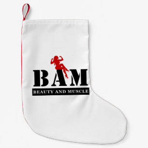 Bam-skönhet och muskeljulstrumpa liten julstrumpa
