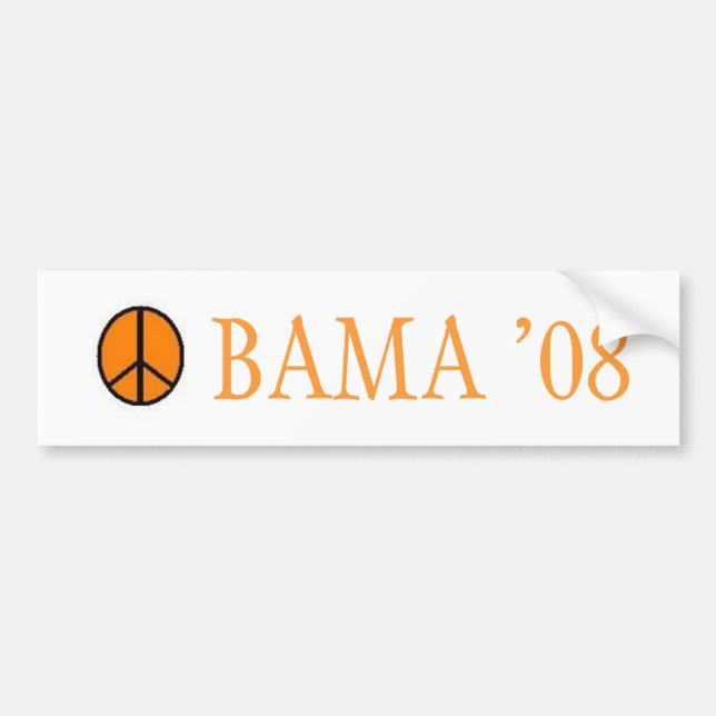 Bama för Obama Bildekal (Framsidan)