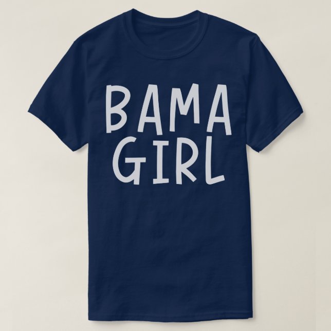 Bama Girl TShirt T Shirt (Design framsida)