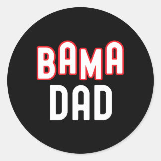 Bama Pappa Alabama Sports Family Alabama Southern Runt Klistermärke