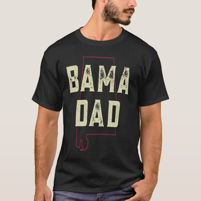 Bama Pappa Fars dag T Shirt (Framsida)