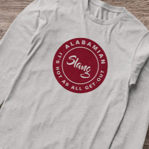 Bama Tide Fitness Gym Workout Crimson Retro T Shirt