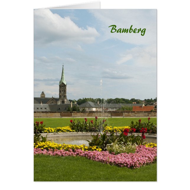 Bamberg-hälsningskort Hälsningskort (Framsidan)
