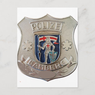 Bamberg Polizei Vykort