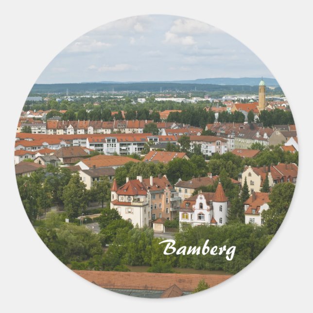 Bamberg Runt Klistermärke (Framsida)
