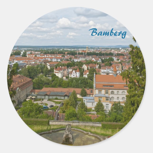 Bamberg Runt Klistermärke (Framsida)