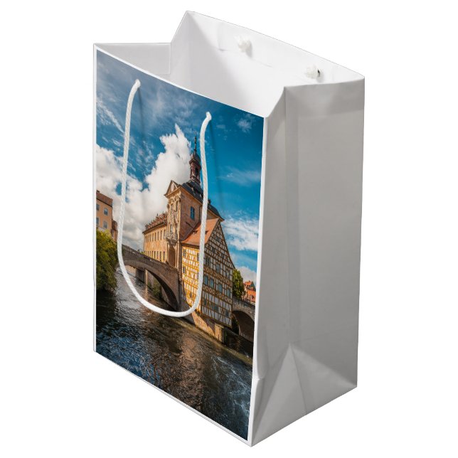 Bamberg Tyskland (Framsidan Vinklad)