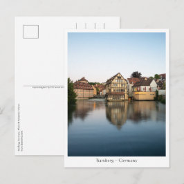 Bamberg Tyskland Foto Vykort