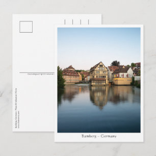 Bamberg Tyskland Foto Vykort
