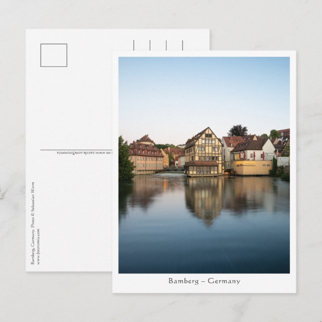 Bamberg Tyskland Foto Vykort (Fram/baksida)