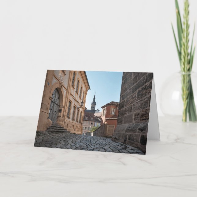 Bamberg Tyskland Kort (Framsida)