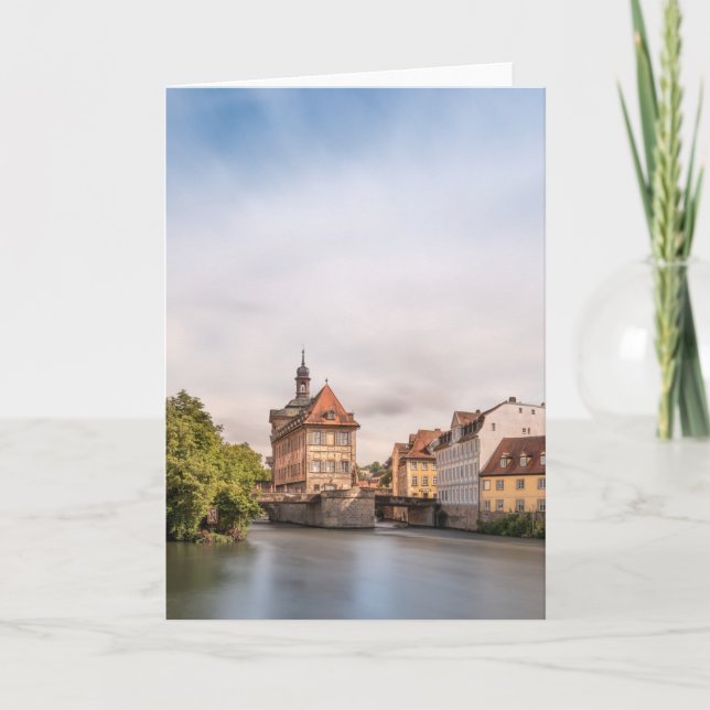 Bamberg Tyskland Kort (Framsida)