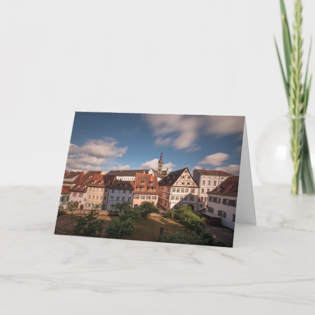 Bamberg Tyskland Kort (Framsida)