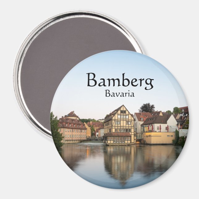 Bamberg Tyskland Magnet (Front/Back)