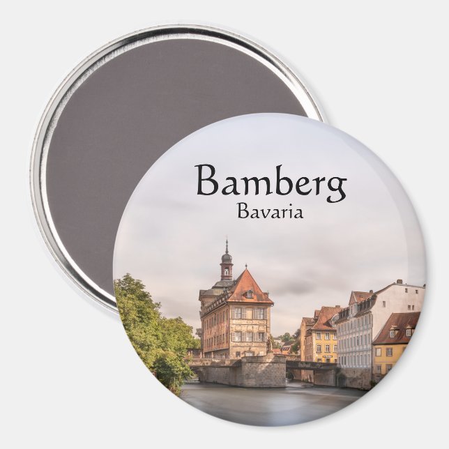 Bamberg Tyskland Magnet (Front/Back)
