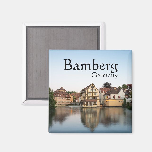 Bamberg Tyskland Magnet (Front/Back)