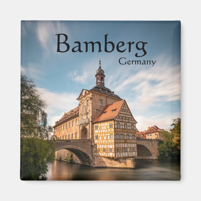 Bamberg Tyskland Magnet (Framsidan)