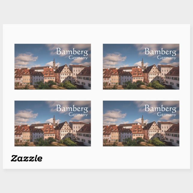 Bamberg Tyskland Rektangulärt Klistermärke (Ark)
