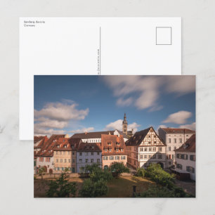 Bamberg Tyskland Vykort