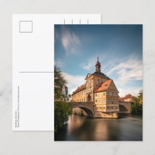Bamberg Tyskland Vykort