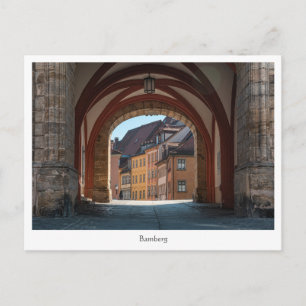 Bamberg Tyskland Vykort