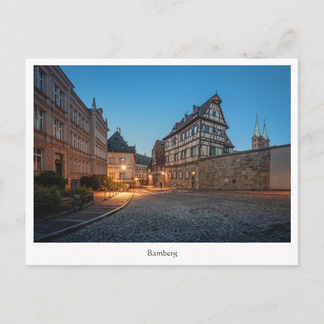 Bamberg Tyskland Vykort (Framsida)