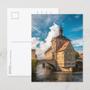Bamberg Tyskland Vykort
