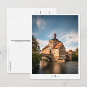 Bamberg Tyskland Vykort