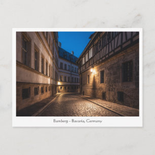Bamberg Tyskland Vykort