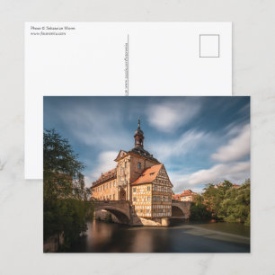 Bamberg Tyskland Vykort
