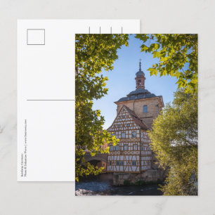 Bamberg Tyskland Vykort