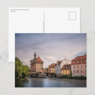 Bamberg Tyskland Vykort