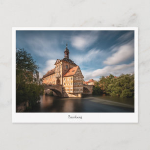 Bamberg Tyskland Vykort